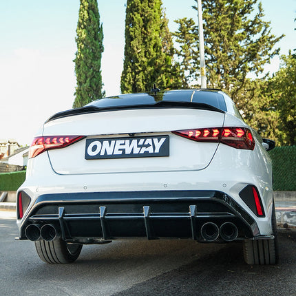 Spoiler Tetto per Audi A3 S-Line / S3 / RS3 8Y / 8Y Facelift (Berlina) 2020+