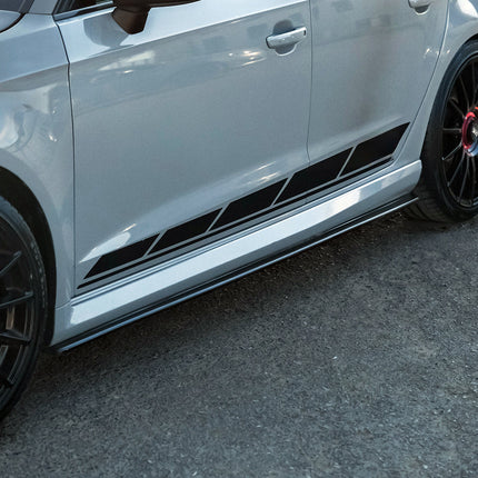 Minigonne Laterali per Audi RS3 / RS3 Facelift 8V Sportback 2015-2020