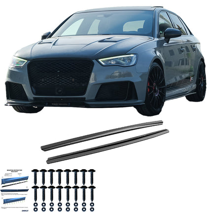 Minigonne Laterali per Audi RS3 / RS3 Facelift 8V Sportback 2015-2020