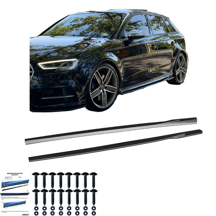 Minigonne Laterali per Audi S3 8V / 8V Facelift 2013-2019