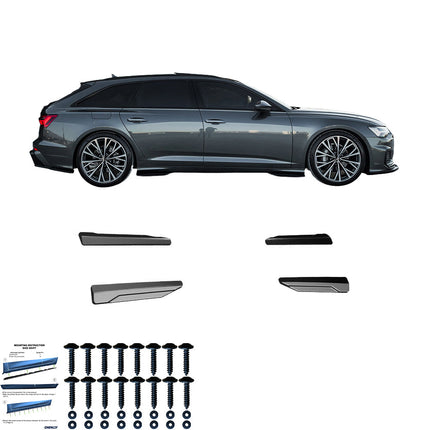 Minigonne Laterali per Audi S6 / A6 S-Line C8 (Berlina / Avant) 2019+