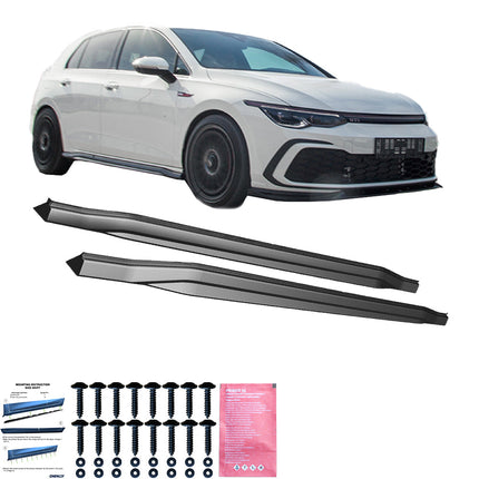 Minigonne Laterali per VW Golf MK8 GTI / GTI Clubsport / GTD / R-Line 2020+ V2