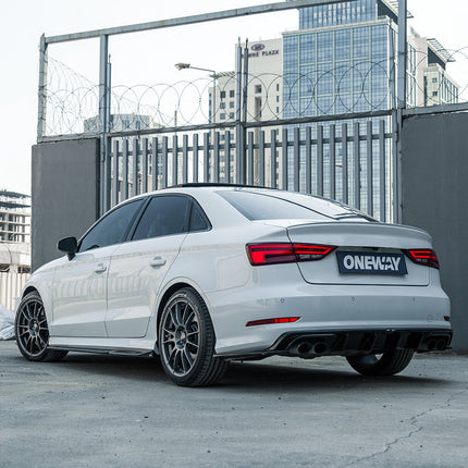 Minigonne Laterali per Audi S3 8V / 8V Facelift Berlina / Cabrio 2013-2020
