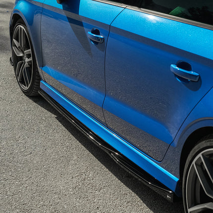 Minigonne Laterali per Audi S3 8V / 8V Facelift Berlina / Cabrio 2013-2020