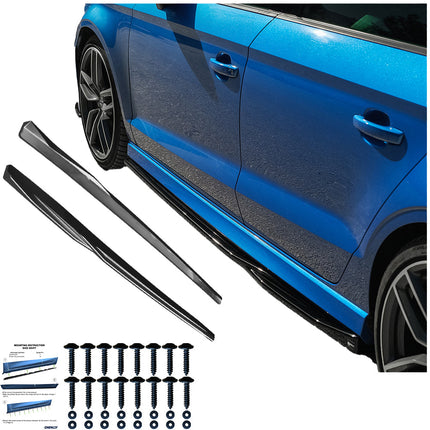Minigonne Laterali per Audi S3 8V / 8V Facelift Berlina / Cabrio 2013-2020