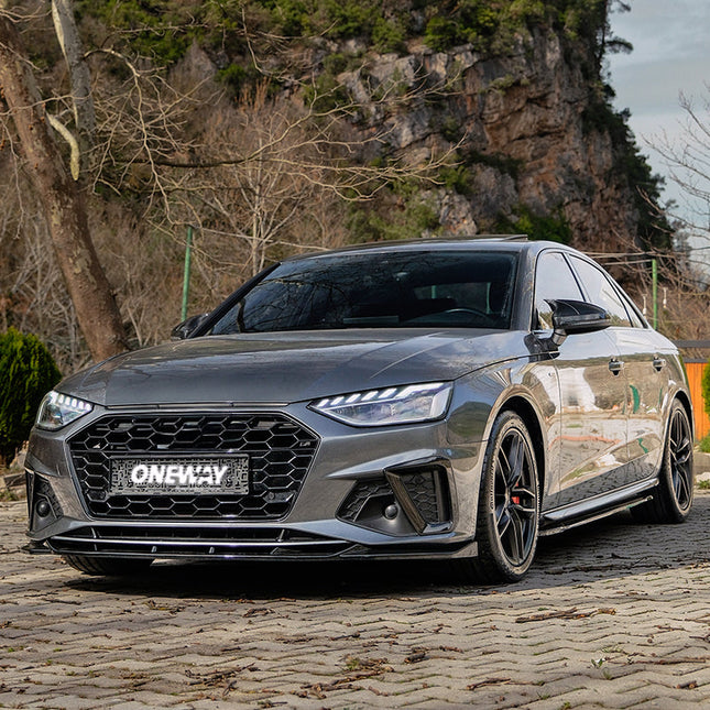 Minigonne Laterali per Audi A4 S-Line / S4 B9 (Berlina / Avant) 2015-2024