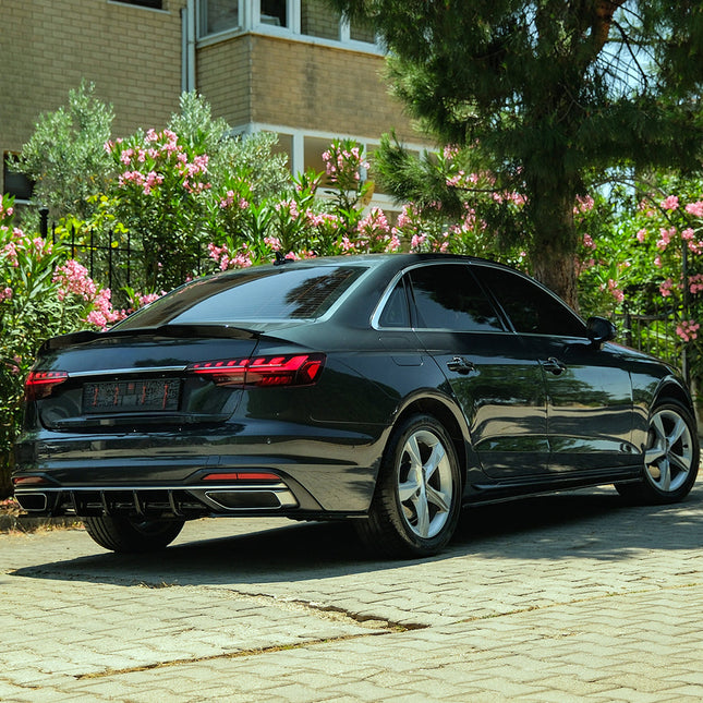 Minigonne Laterali per Audi A4 B9 Facelift 2019-2024