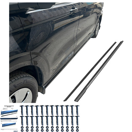 Minigonne Laterali per VW Transporter T7 2024+ (Passo Lungo) / Ford Transit Custom MK2 2023+ (Passo Lungo)