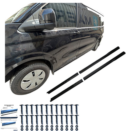 Minigonne Laterali per VW Transporter T7 (Passo Corto) 2024+ / Ford Transit Custom MK2 (Passo Corto) 2023+