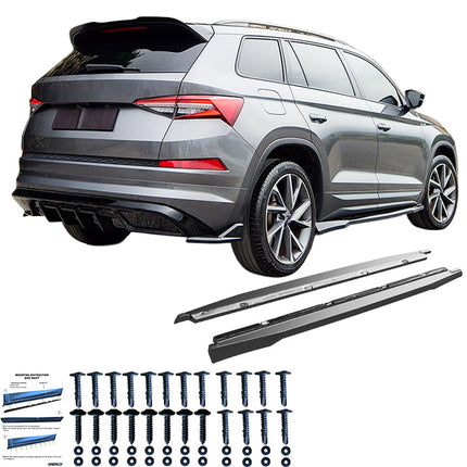 Minigonne Laterali per Škoda Kodiaq Sportline / RS MK1 Facelift 2021-2023