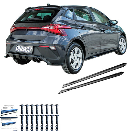 Minigonne Laterali per Hyundai i20 MK3 Facelift 2023+