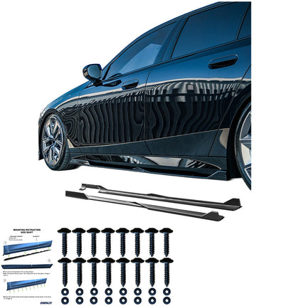 Minigonne Laterali per BMW Serie 5 / i5 (G60 Berlina / G61 Touring) M-Pack 2023+