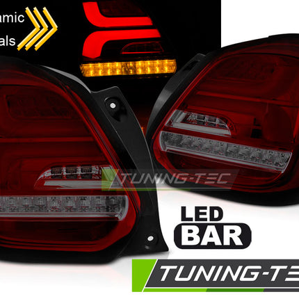 Suzuki Swift VI 2017-2023 Fanali Posteriori LED sequenziali rosso-fumé