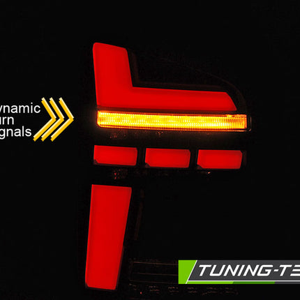 Vw T6 T6.1 2015-2021 Fanali Posteriori Led Bar Rosso Fumé Seq Oem Led