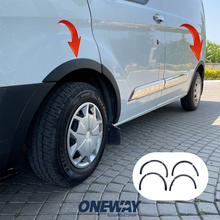 Cornici Passaruota per Ford Transit Custom MK1 2012-2018