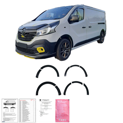 Cornici Passaruota per Renault Trafic X82 2014-2018 Passo Lungo V2