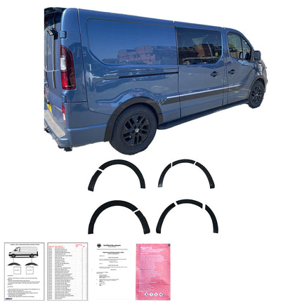 Cornici Passaruota per Renault Trafic X82 2014-2018 Passo Lungo V2