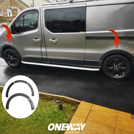Cornici Passaruota per Renault Trafic X82 2014-2018 Passo Lungo