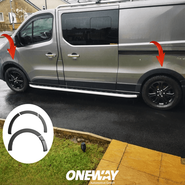 Cornici Passaruota per Renault Trafic X82 2014-2018 Passo Lungo