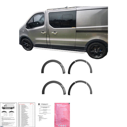 Cornici Passaruota per Renault Trafic X82 2014-2018 Passo Lungo