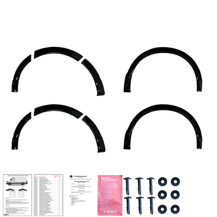 Cornici Passaruota per VW Transporter T6 2015-2019 (Nero Lucido)