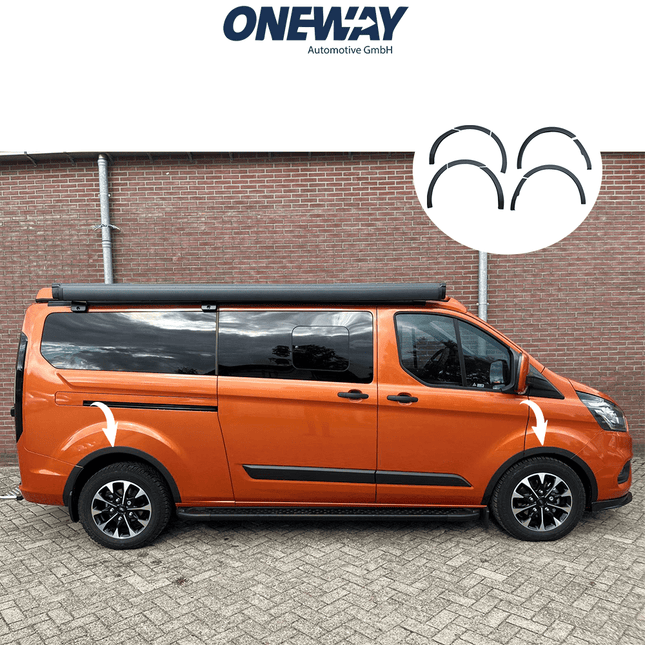 Cornici Passaruota per Ford Transit Custom MK1 Facelift 2018-2022