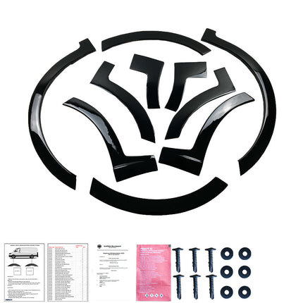 Cornici Passaruota per VW Caddy MK5 2021+ (Nero Lucido)