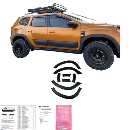 Cornici Passaruota per Dacia Duster Serie 2 2018+