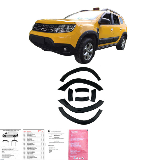 Cornici Passaruota per Dacia Duster Serie 2 2018+ (Off-Road)