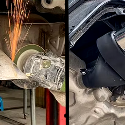 Diffusore con Terminali Neri per Audi A6 C8 Berlina / Avant 2019-2024 - foto 4