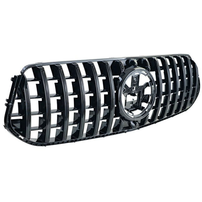 Calandra mascherina sportiva per Mercedes GLE V167 2023-2026, design Sport GT nero lucido.