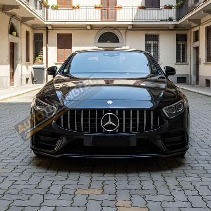 Calandra sportiva premium AMG Look per Mercedes CLS C257 dal 2018 al 2023, ideale per un upgrade estetico