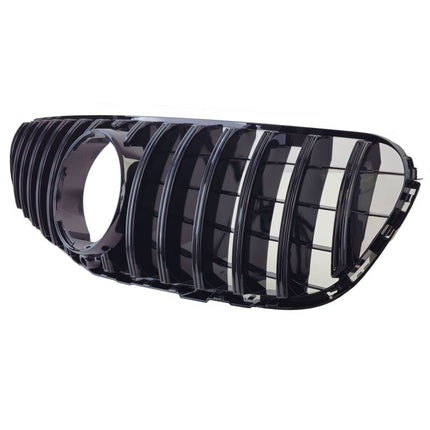 Calandra sportiva AMG Style per Mercedes GLC C253 Coupé, modello 2015-2019, finitura nera.