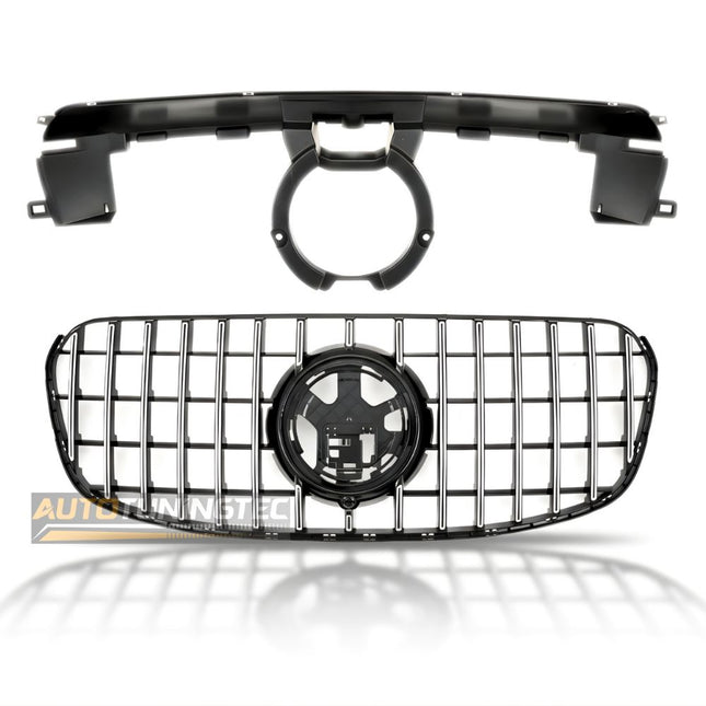 Calandra sportiva look AMG per Mercedes GLS X167 restyling, design aggressivo 2023-2026.