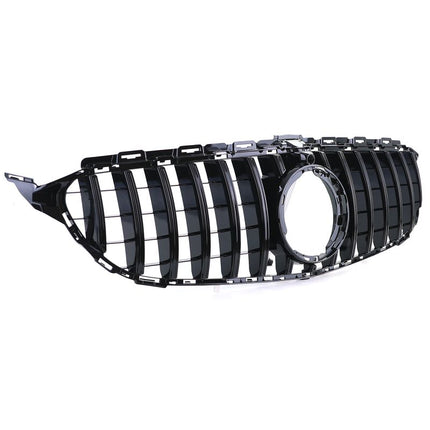 Mascherina frontale Premium AMG Style per Mercedes C W205 S205, anni 2018-2021, colore nero
