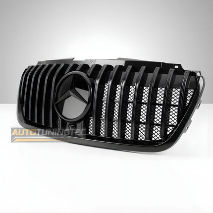 Calandra Mercedes Sprinter W907 W910 AMG Look GTR nero lucido. Migliora il design 