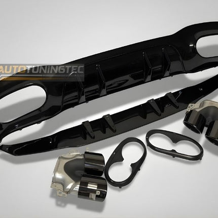 Diffusore posteriore Mercedes A W177 2023+ stile AMG A45s Premium