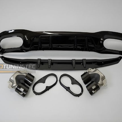 Mercedes A W177 2023 diffusore posteriore Premium AMG A45s Look