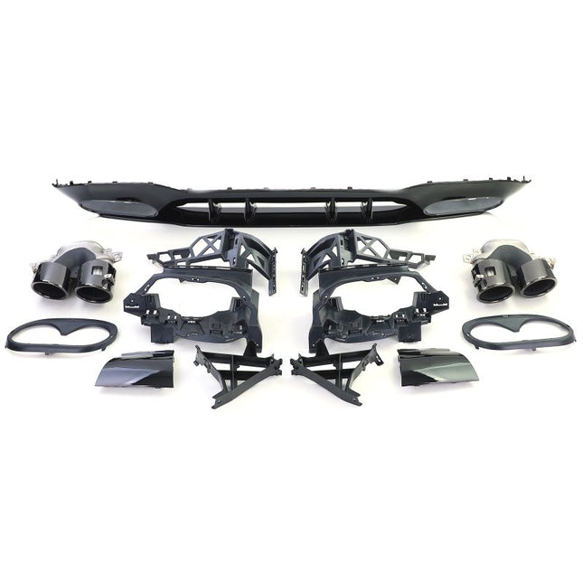 Mercedes A W177 2018-2022 (AMG Line) Diffusore Posteriore