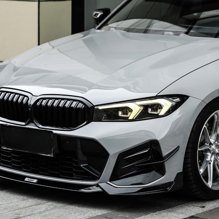 Spoiler Anteriore per BMW Serie 3 G20 Restyling M Sport 2022-2026 – con Canard KORE - foto 2