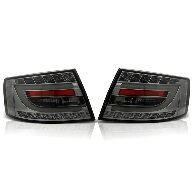 Audi A6 C6 2004-2008 fanali posteriori LED fumé