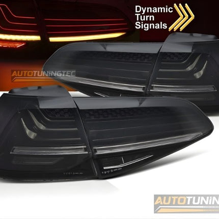 VW Golf 7 2012-2019 Fanali Posteriori Stop LED Laser Fumé