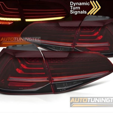 VW Golf 7 2012-2019 Fanali Posteriori Stop LED Laser Rosso