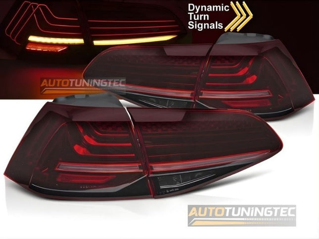 VW Golf 7 2012-2019 Fanali Posteriori Stop LED Laser Rosso