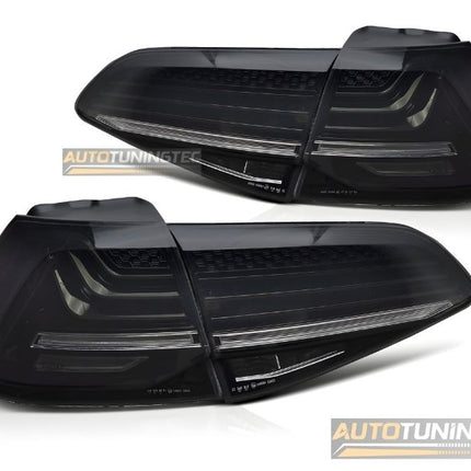 VW Golf 7 2012-2019 Fanali Posteriori Stop LED Laser Fumé