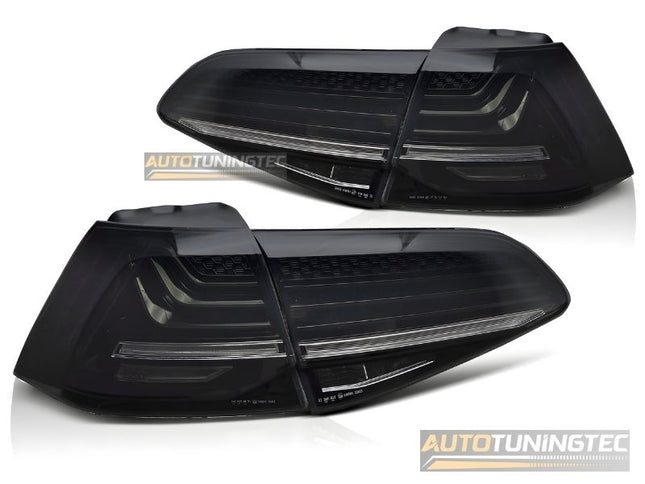 VW Golf 7 2012-2019 Fanali Posteriori Stop LED Laser Fumé