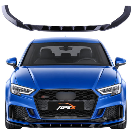 Splitter Anteriore per Audi RS3 8V Sportback Restyling 2017-2019 – APEX
