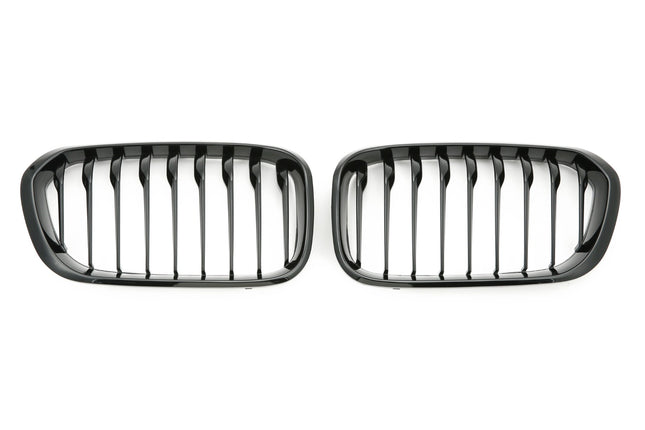 Griglia anteriore doppia barra nero lucido BMW Serie 1 F20 F21 facelift dal 2015