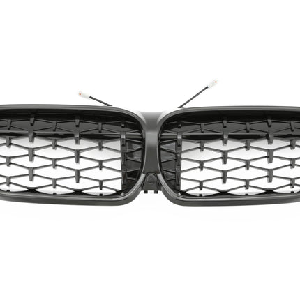 Griglia anteriore Sport LED diamante nero lucido BMW Serie 3 G20 G21 pre-LCI 2019-2022