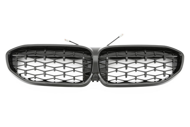 Griglia anteriore Sport LED diamante nero lucido BMW Serie 3 G20 G21 pre-LCI 2019-2022